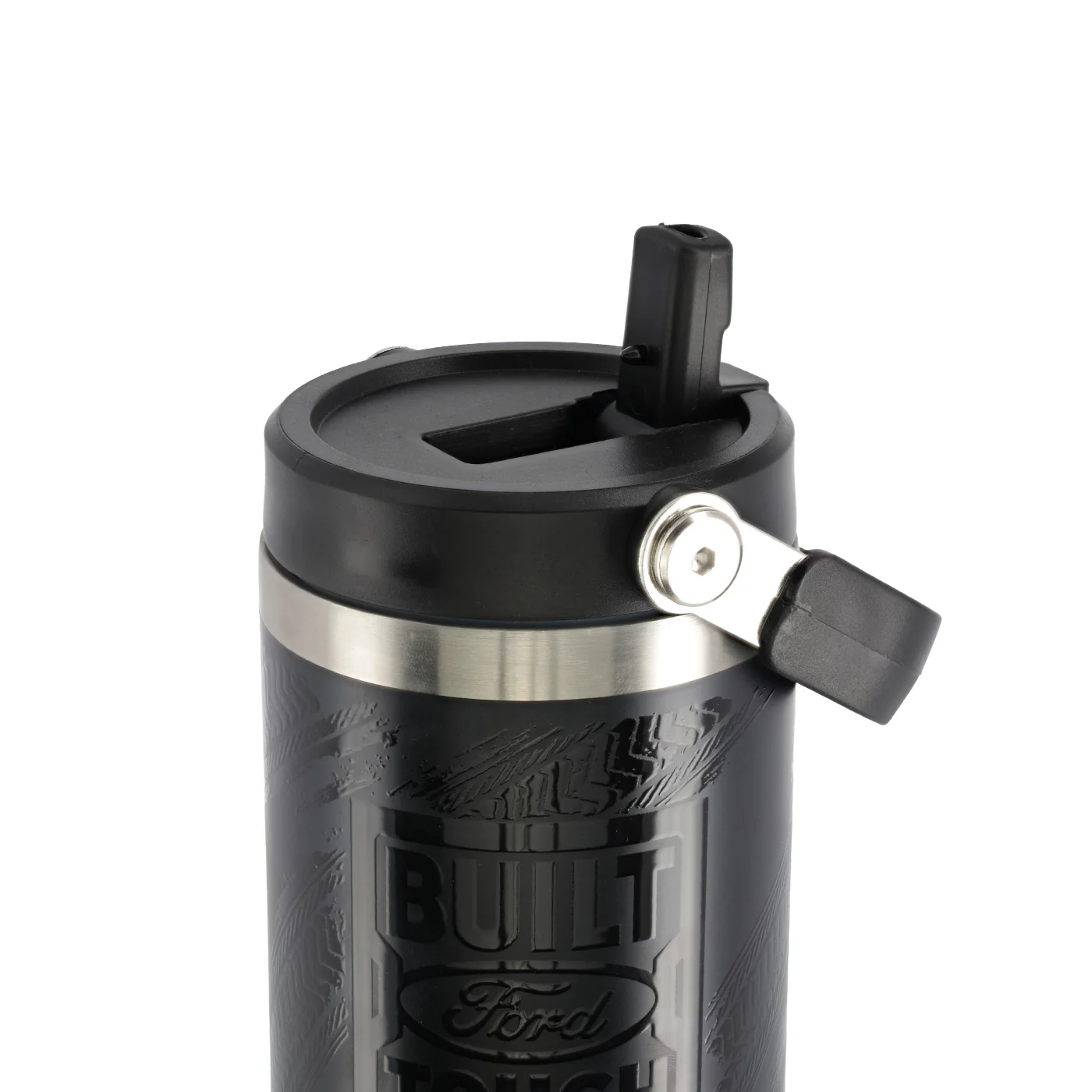 Built Ford Tough 30oz Tire Tread Stainless Steel Tumbler - Image 4