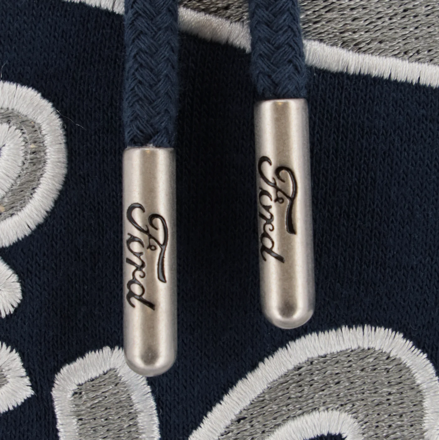 Ford Embroidered Script Hooded Pullover Sweatshirt - Image 6