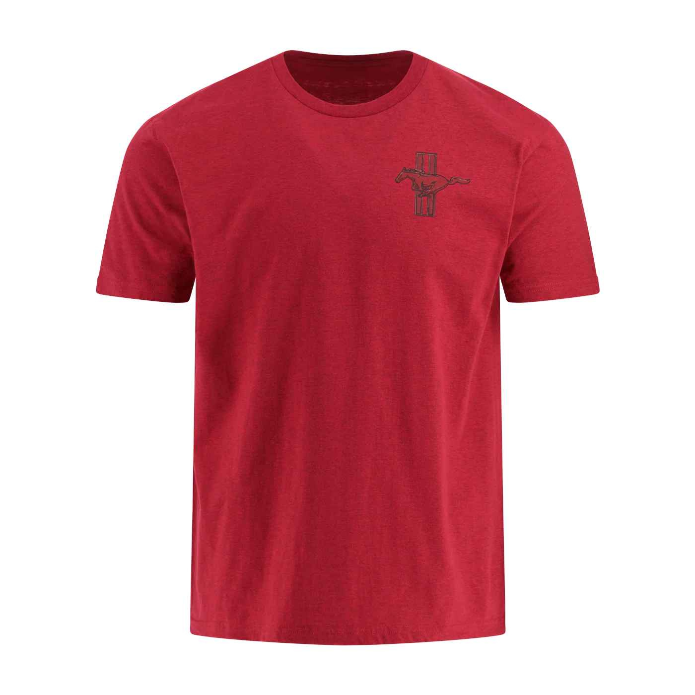Ford Mustang Mens Red American Muscle Graphic T-Shirt - Image 4