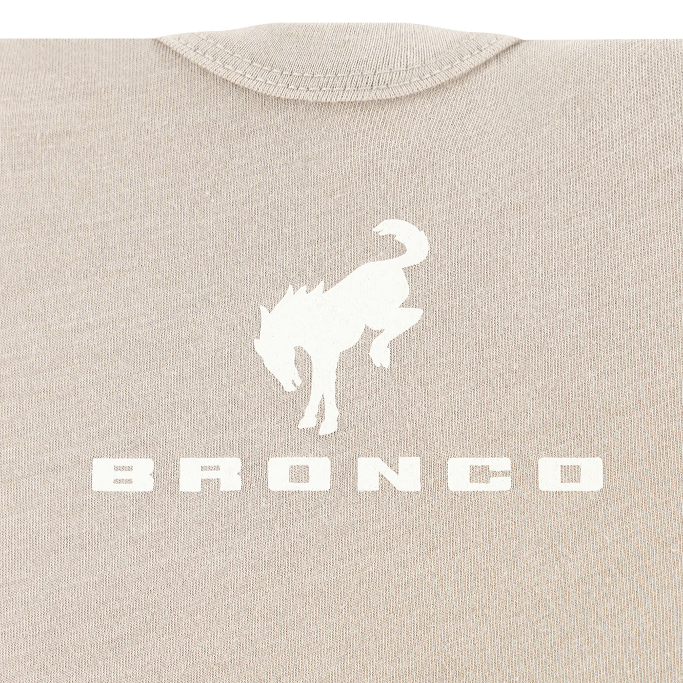 Ford Bronco Heather Stone Gray Baby Onesie - Image 3