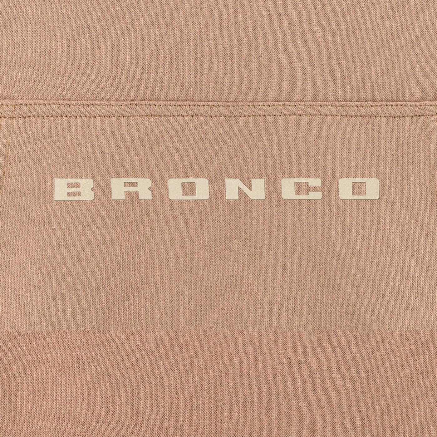 Ford Bronco Logo Beige Oversized Hoodie - Image 6