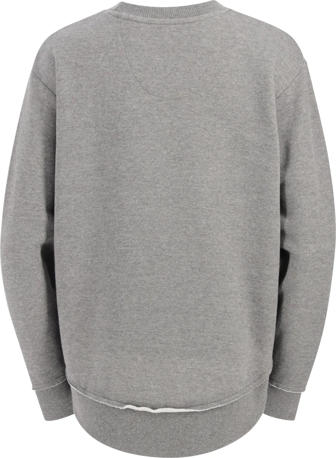 Ford Bronco Womens Gray Relaxed Fleece Crewneck Sweatshirt - Image 4