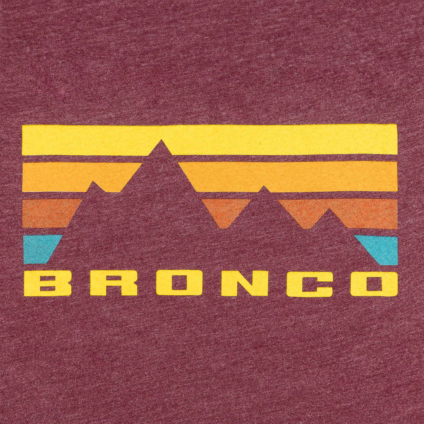 Ford Bronco Womens Mountain Skyline Short Sleeve T-Shirt - Image 3