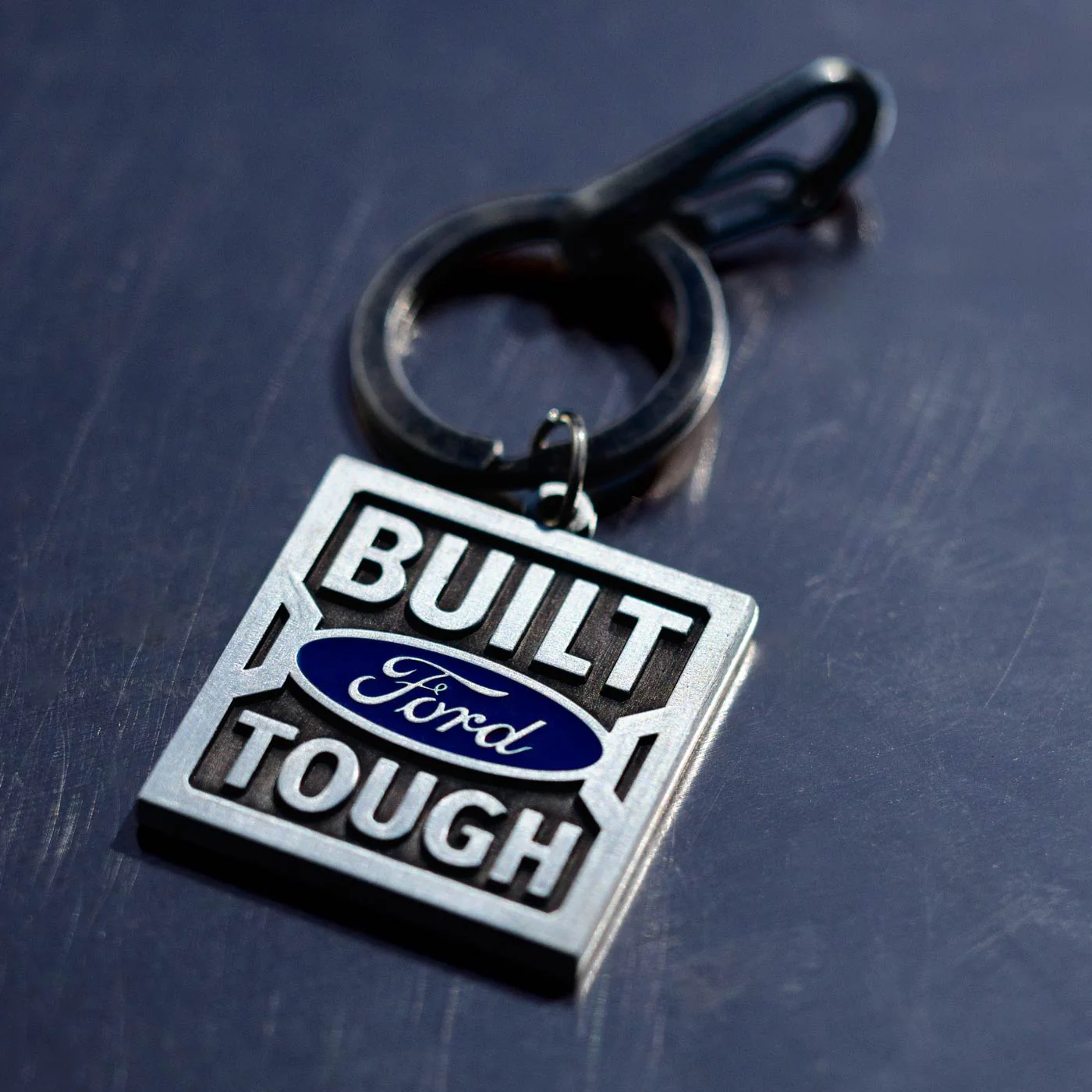 Ford Trucks Built Ford Tough Logo Keychain - Image 2