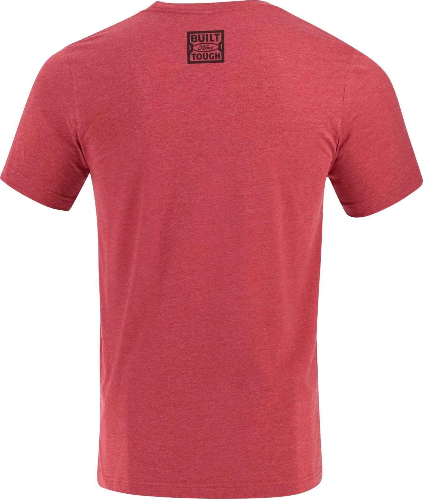Ford Maverick Mens Graphite Drawing Red Short Sleeve T-Shirt - Image 3