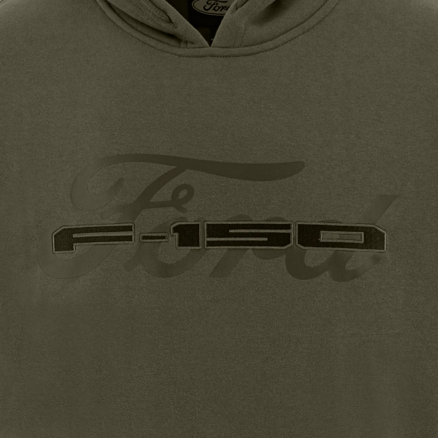 Ford F-150 Dark Green Embroidered Pullover Fleece Hoodie - Image 3
