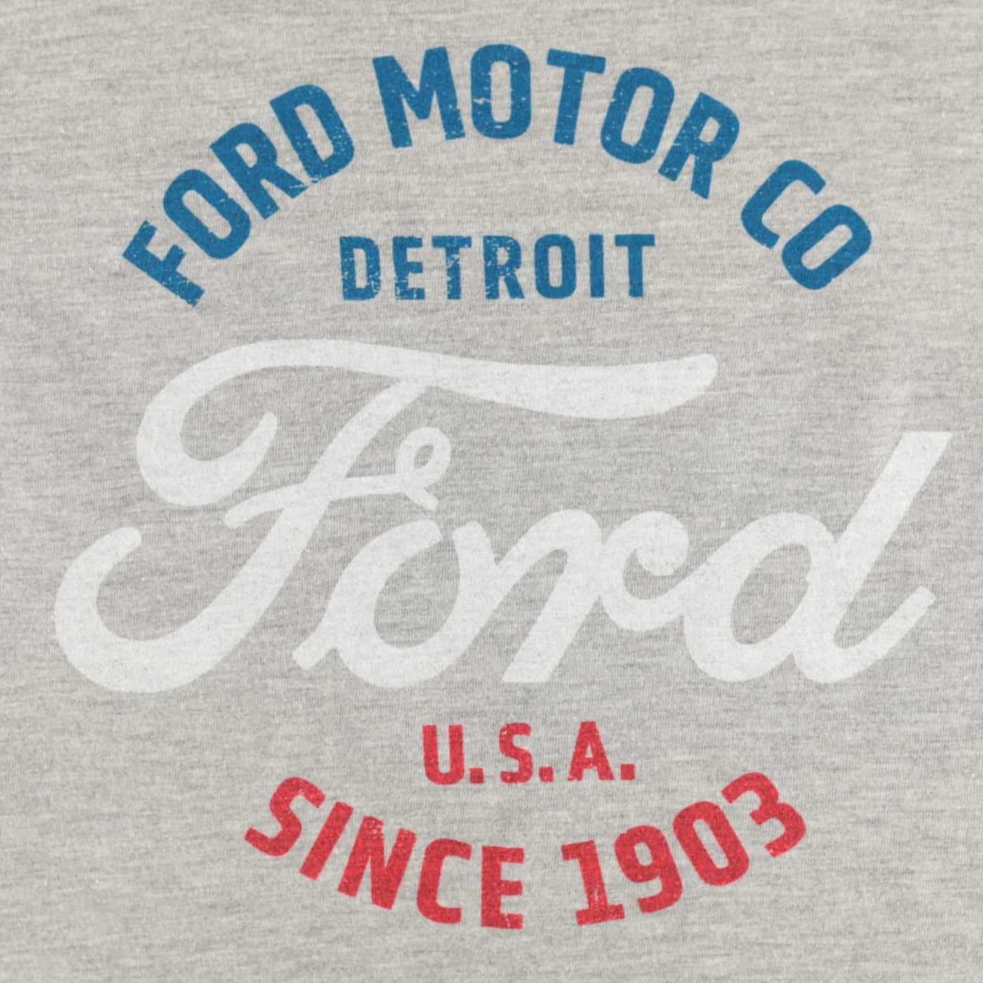 Ford Motor Co 1903 Red White & Blue Womens T-Shirt - Image 5