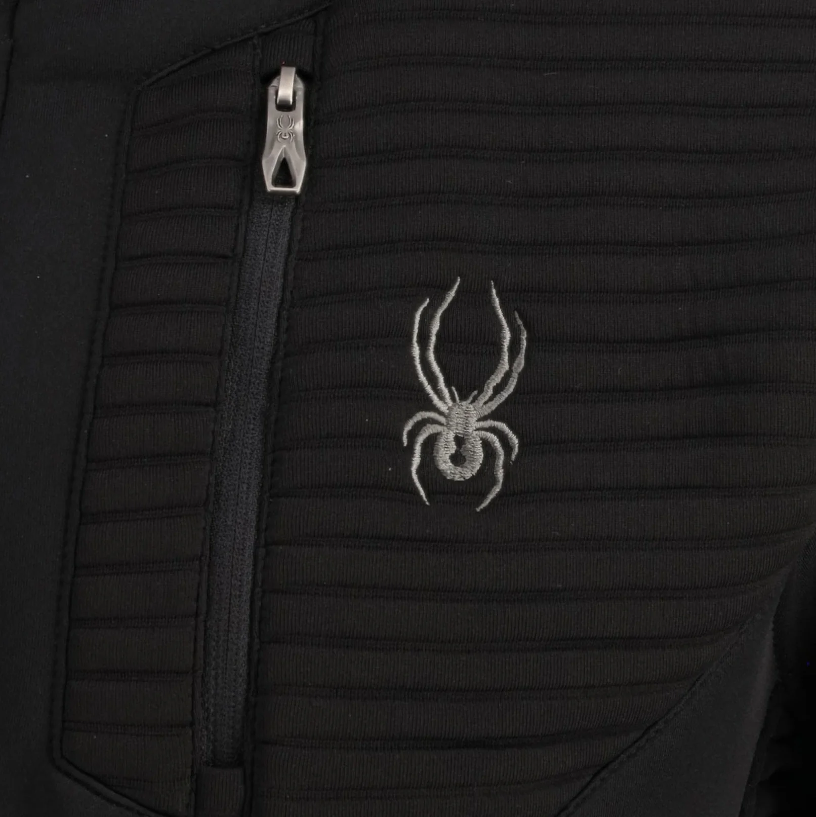 Ford Mustang GTD Spyder Black Mens Full Zip Jacket - Image 3