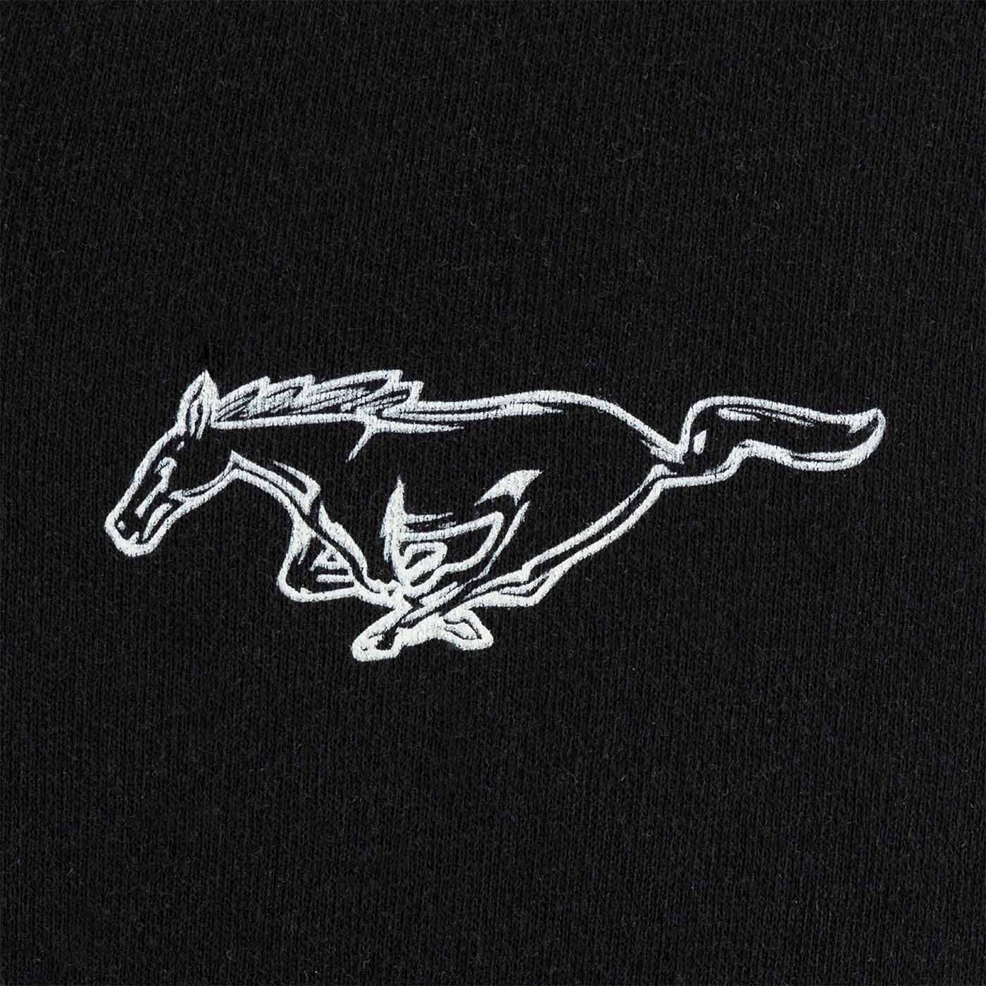 Ford Mustang Womens Pony Logo Graphic Hoodie - Image 5