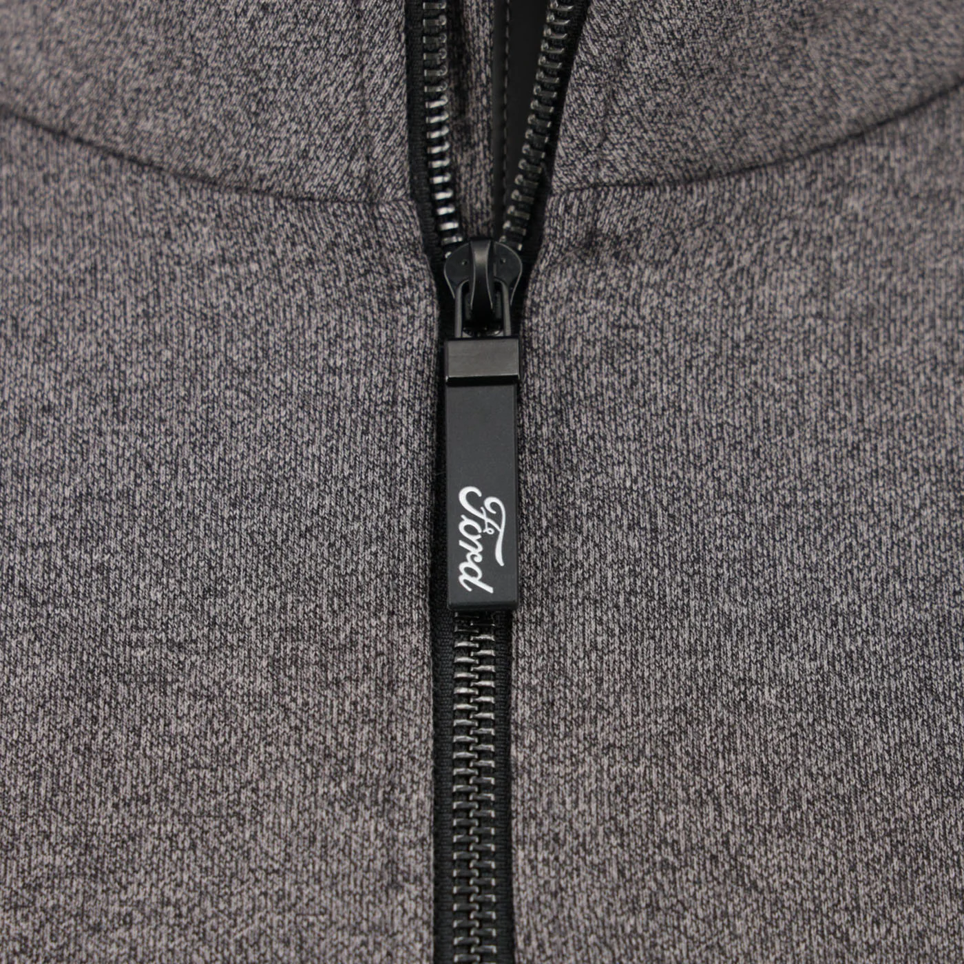 Ford Oval Logo Mens Long Sleeve Quarter Zip Sweatshirt - Image 4