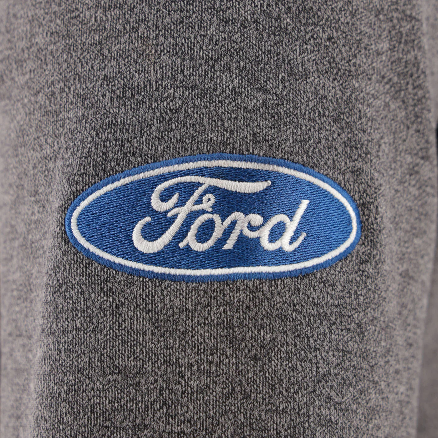 Ford Oval Logo Mens Long Sleeve Quarter Zip Sweatshirt - Image 5