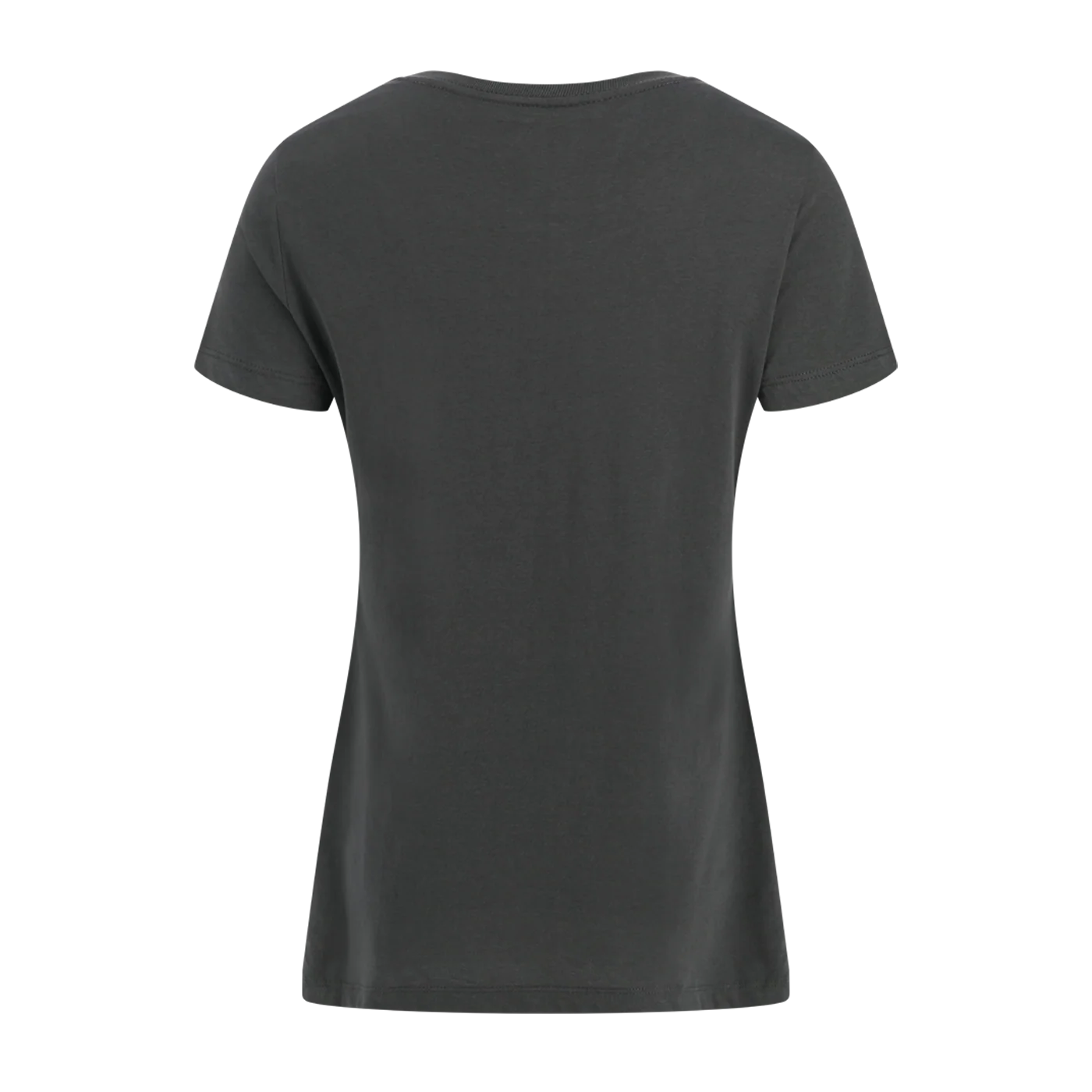 Ford Oval Womens Vintage Charcoal Gray Short Sleeve T-Shirt - Image 3