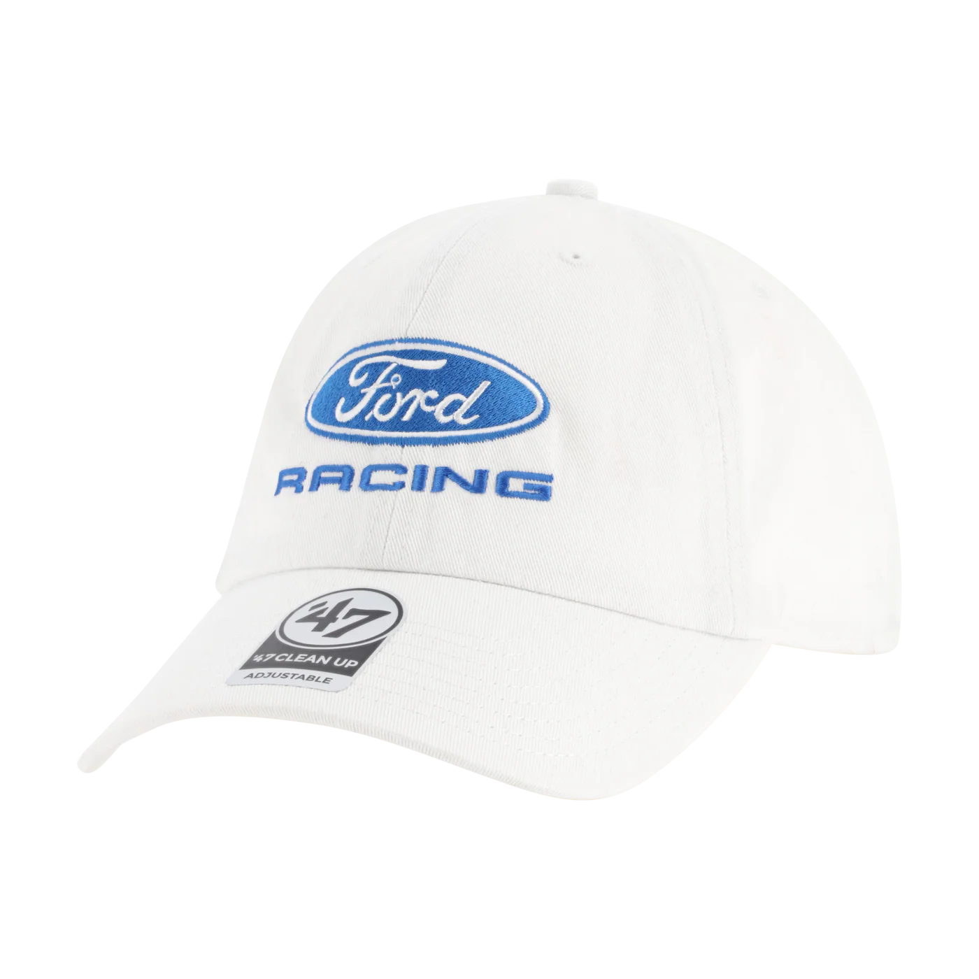 Ford Racing Logo White Slide Back Hat - Image 6