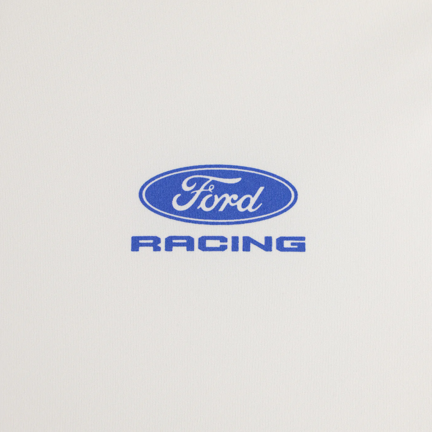 Ford Racing Logo Mens White Polo Shirt - Image 4