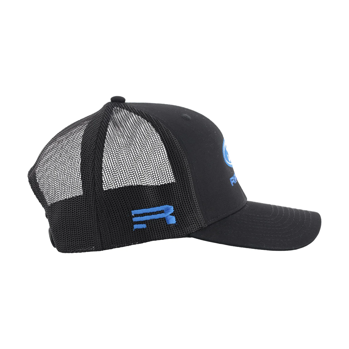 Ford Racing Logo Black Mesh Snapback Hat - Image 4