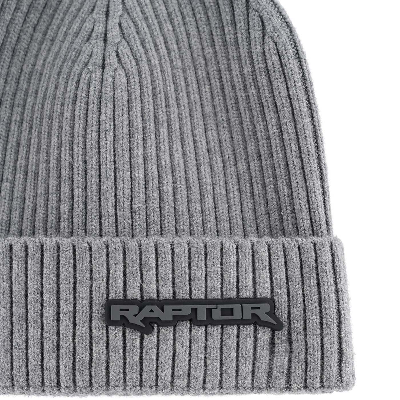 Ford Trucks Raptor Gray Premium Knit Beanie - Image 4