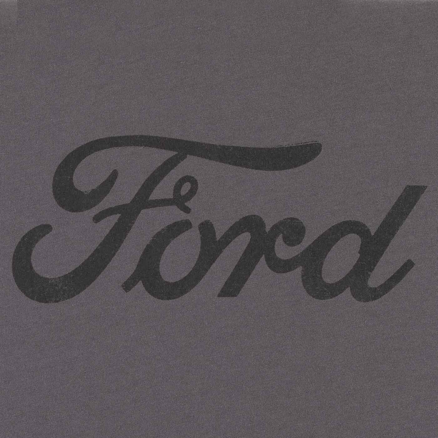 Ford Mens Distressed Script Short Sleeve T-Shirt - Image 12