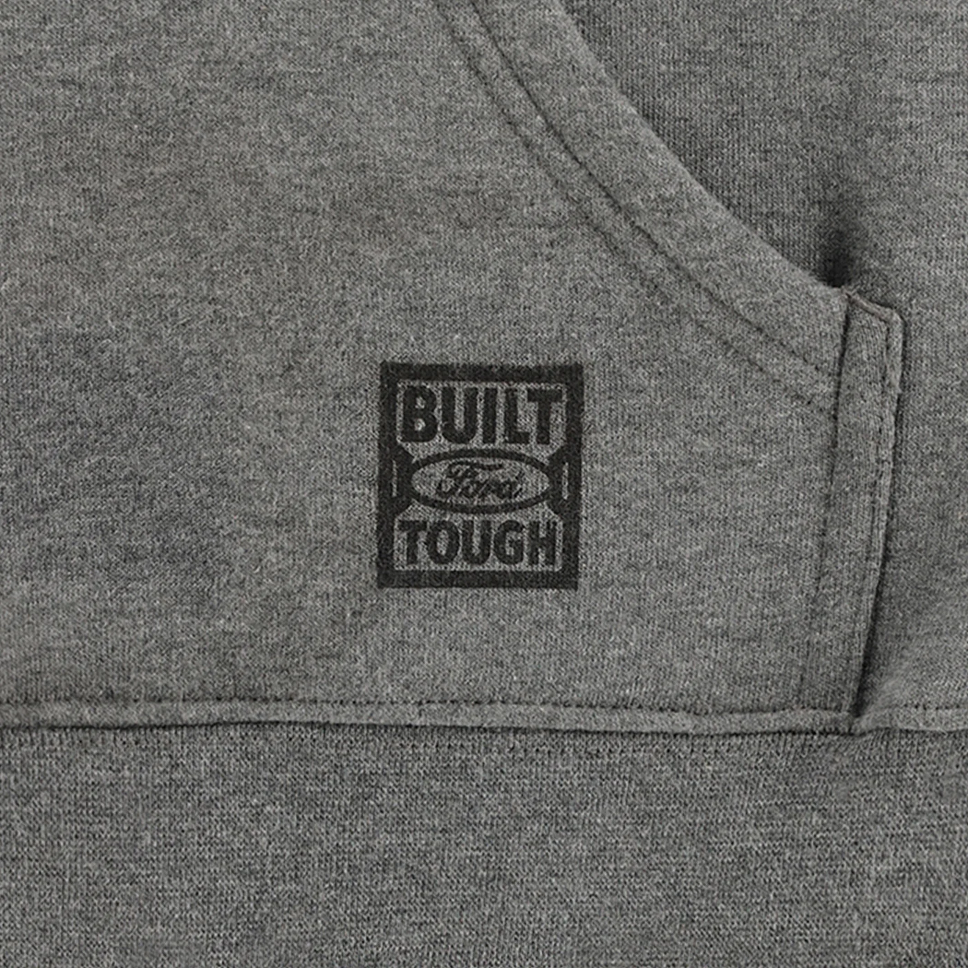 Ford Maverick Logo Mens Charcoal Gray Pullover Hoodie - Image 4