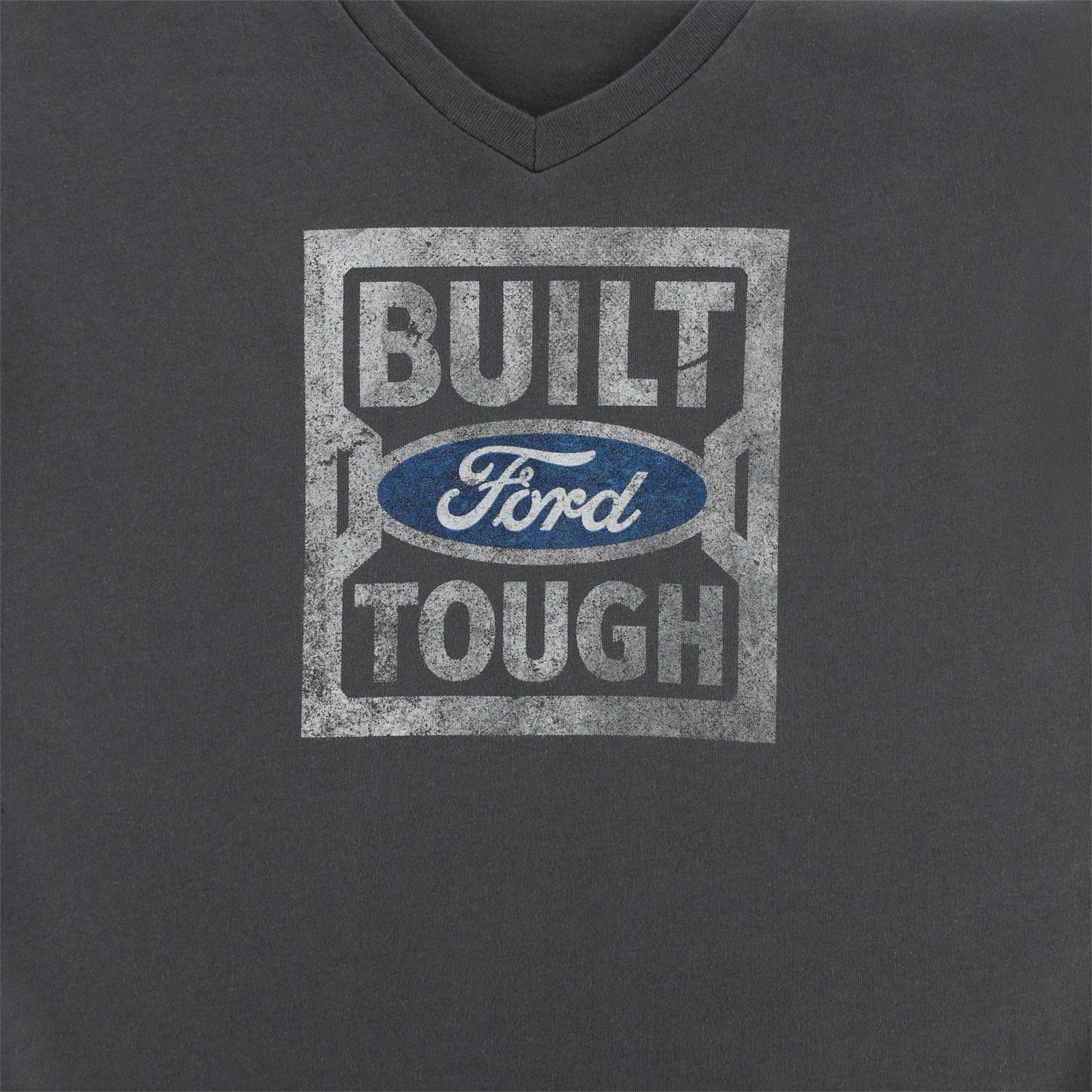 Built Ford Tough Womens V Neck T-Shirt - Image 3