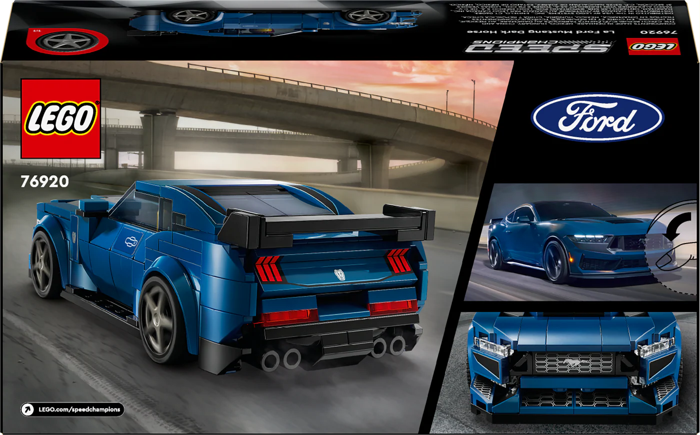 LEGO Speed Champions Ford Mustang Dark Horse - Image 5